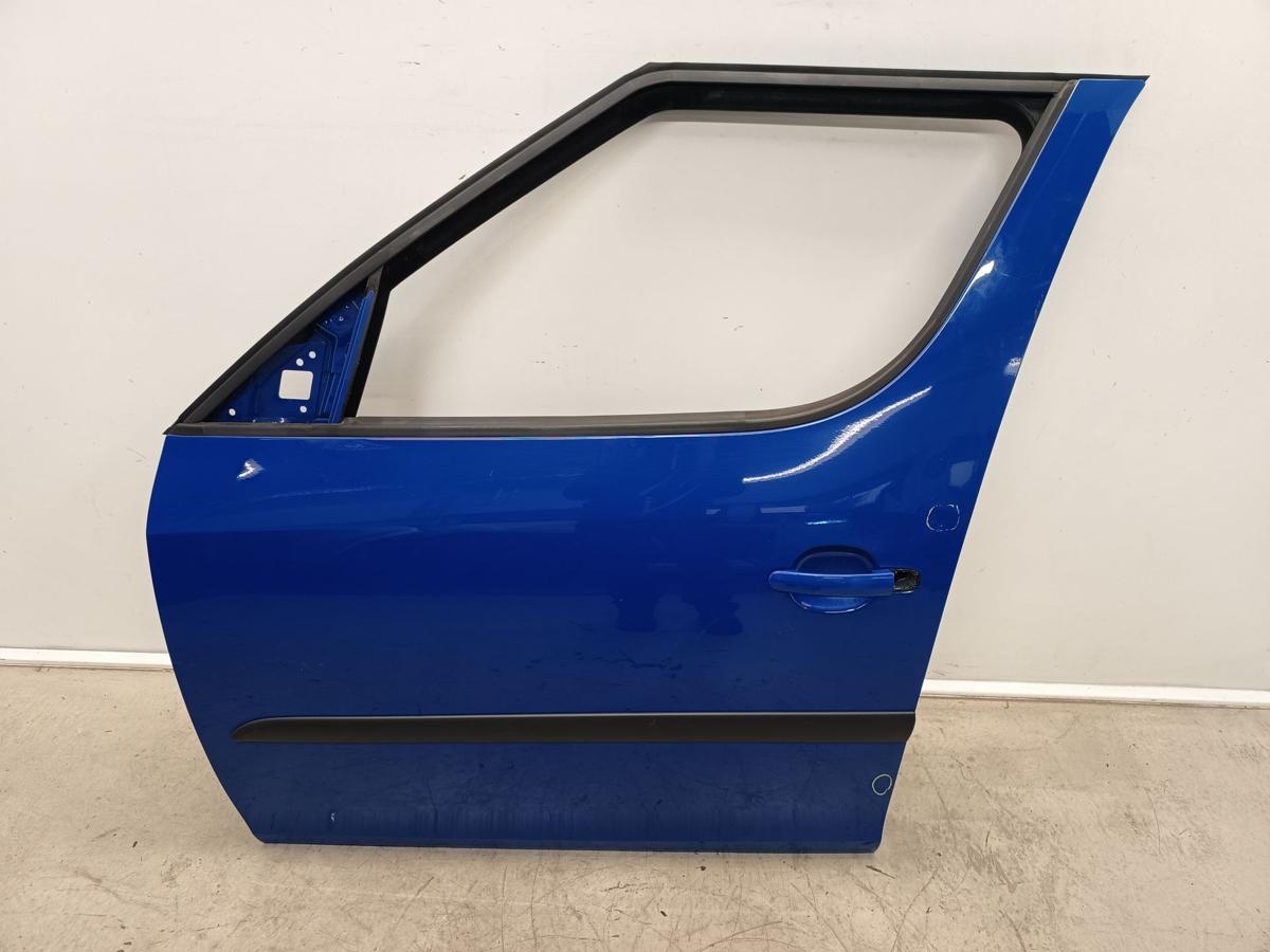 Skoda Roomster 5J Bj 2006 original Tür vorn links Fahrer LF5K Dynamicblau