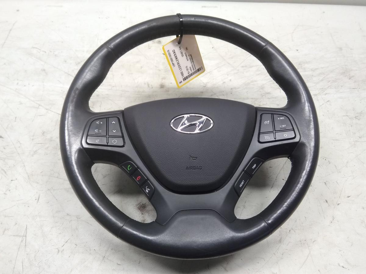Hyundai i10 II Typ IA original 3-Speichen-Lederlenkrad 56100-B9250 FPL Bj.2016