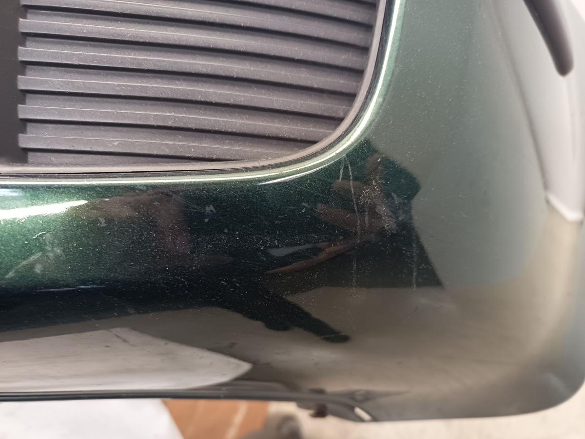 Skoda Fabia 6Y originaler Stoßfänger/Stoßstange vorn LF8C Naturgrün Bj 2003