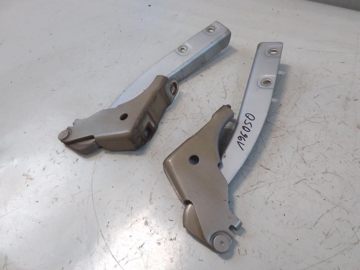 Fiat Grande Punto 199 orig Satz Scharniere Motorhaube silbergraumetallic BJ2009