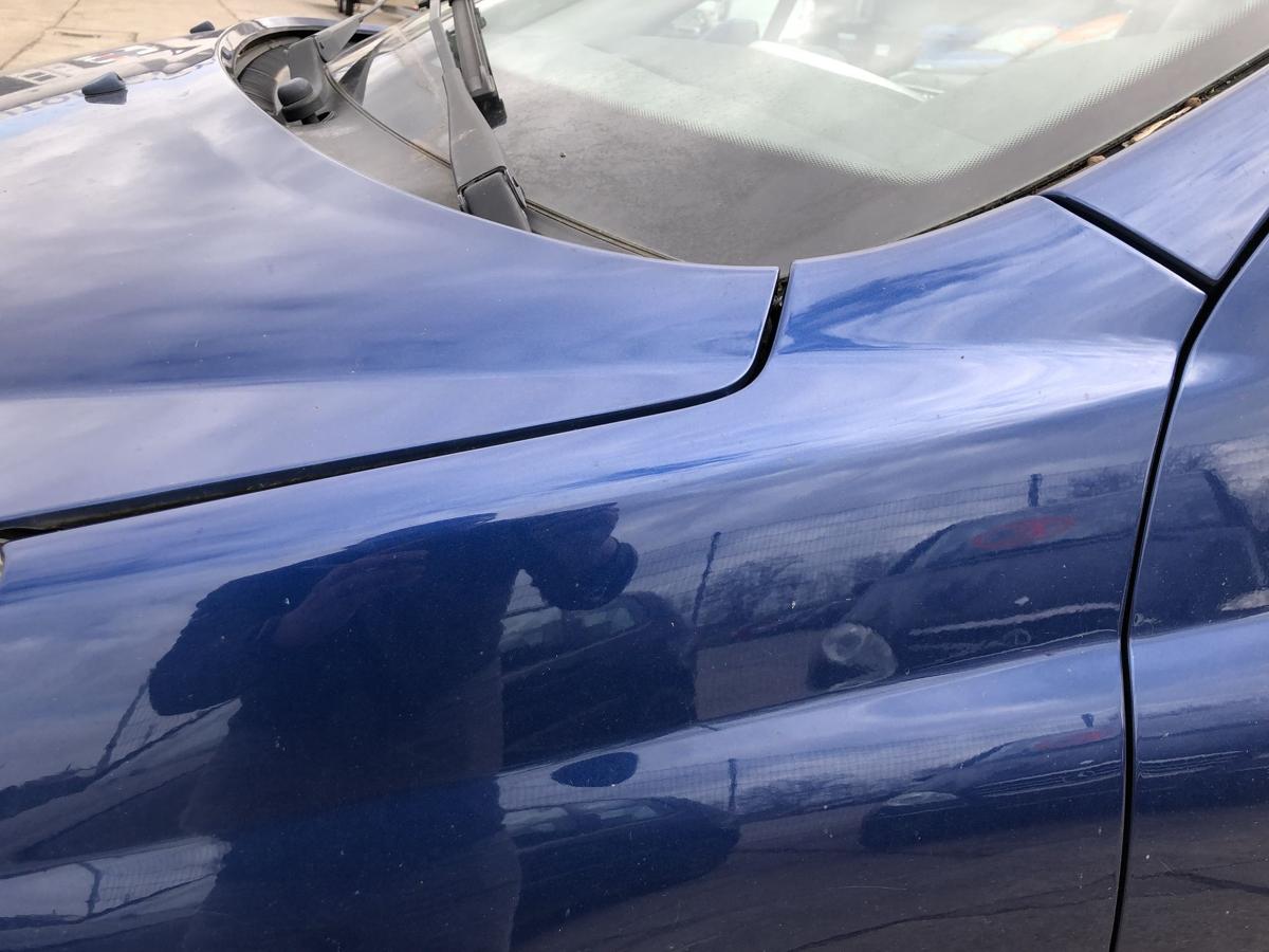 Peugeot 207SW Kotfl&uuml;gel vorn links Fahrerseite Fender KPL Montebello blau