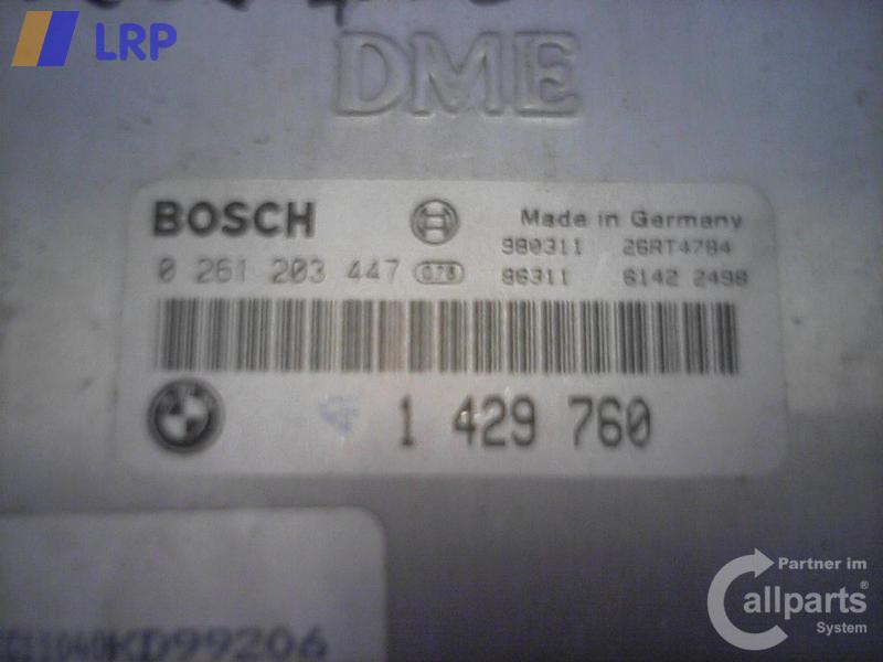 BMW E36 316i original Steuergerät Motor 0261203447 BOSCH BJ1998