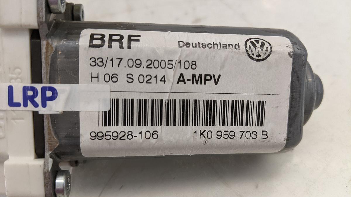 VW Touran 1T Fensterhebermotor hinten links 1K0959703B