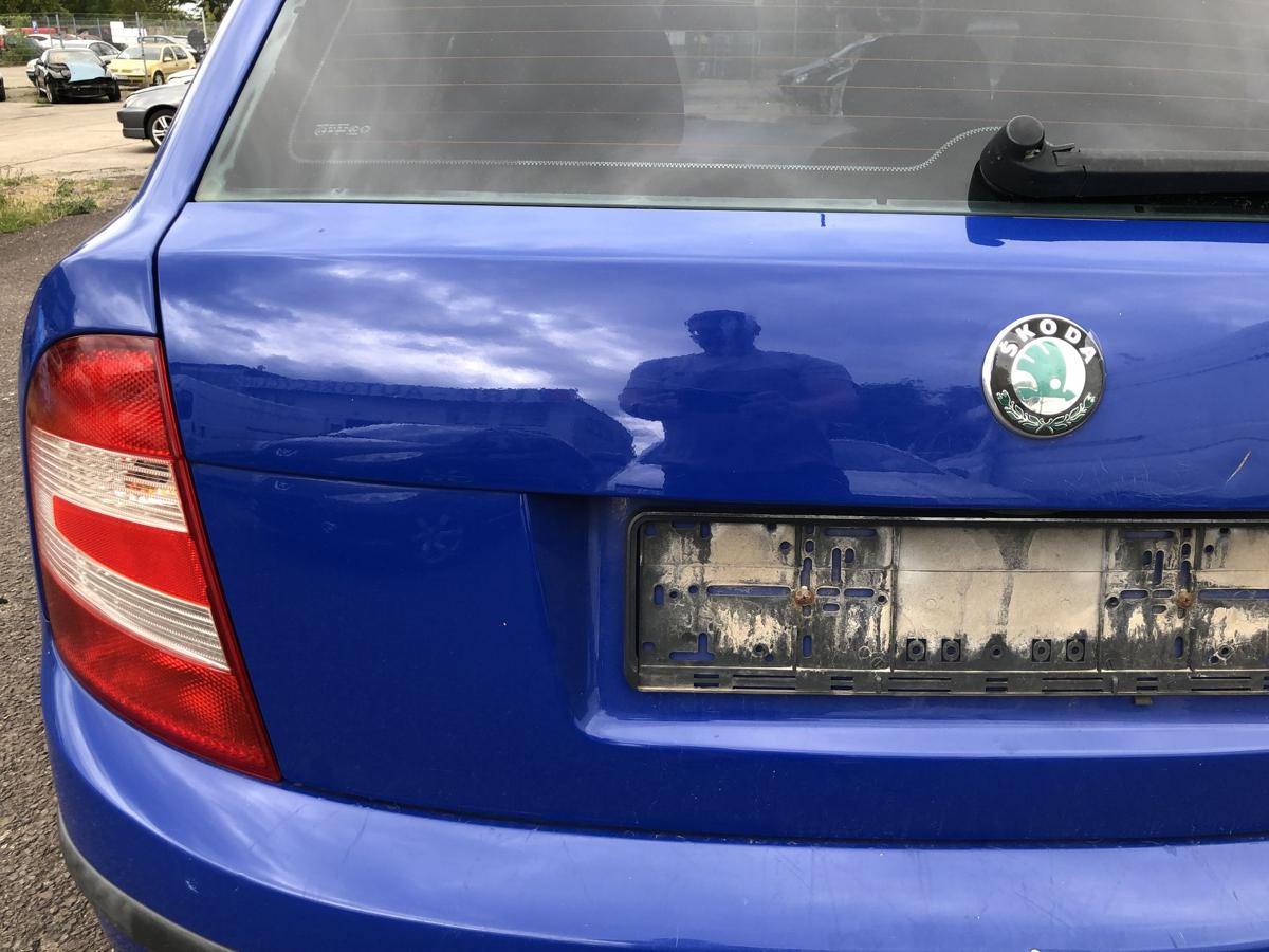 Skoda Fabia 6Y Heckklappe mit Heckscheibe 5-t&uuml;rer LF5K Dynamic Blau
