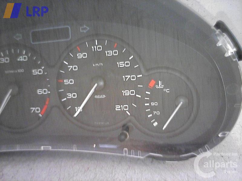 Peugeot 206 BJ2006 Tacho Kombiinstrument 9656696100 JAEGER