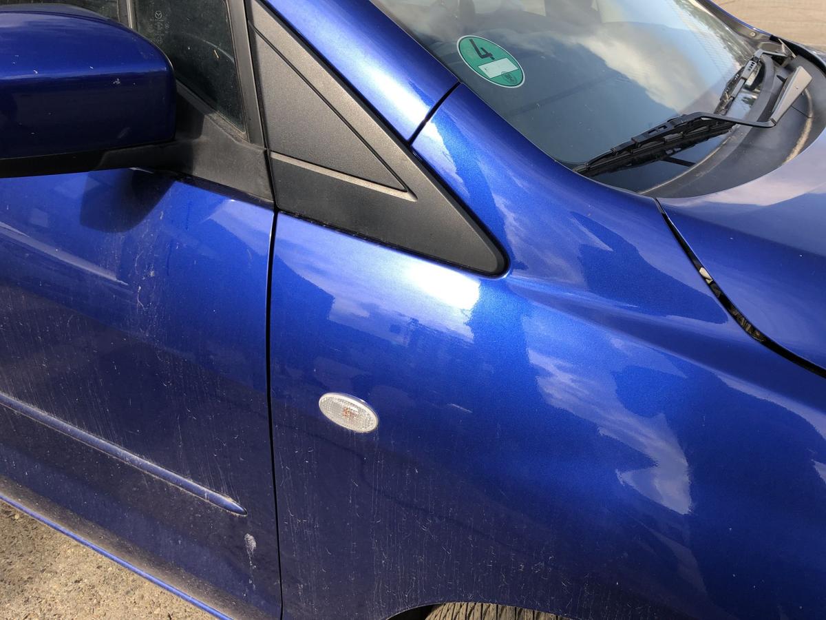 Mazda 5 CR ab 2008 Kotfl&uuml;gel vorn rechts Fahrerseite 34J Aurora Blue