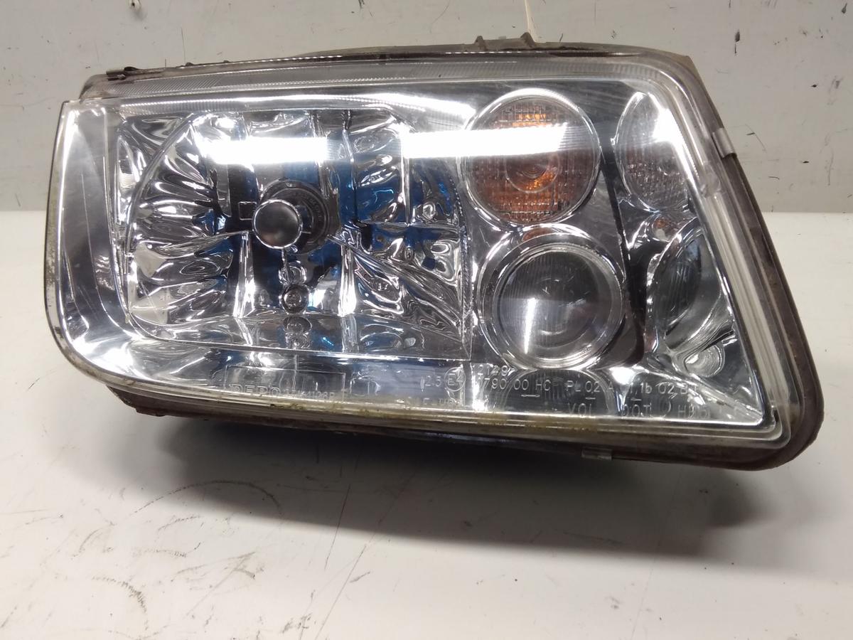 VW Bora Scheinwerfer rechts mit Nebelscheinwerfer Depo Halogen mit LWR BJ2001