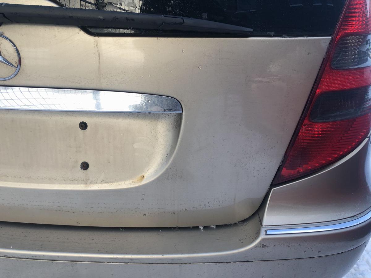 Mercedes W169 A Klasse Hwckklappe mit Scheibe Kofferraumklappe Rohbau D&uuml;nenbeige