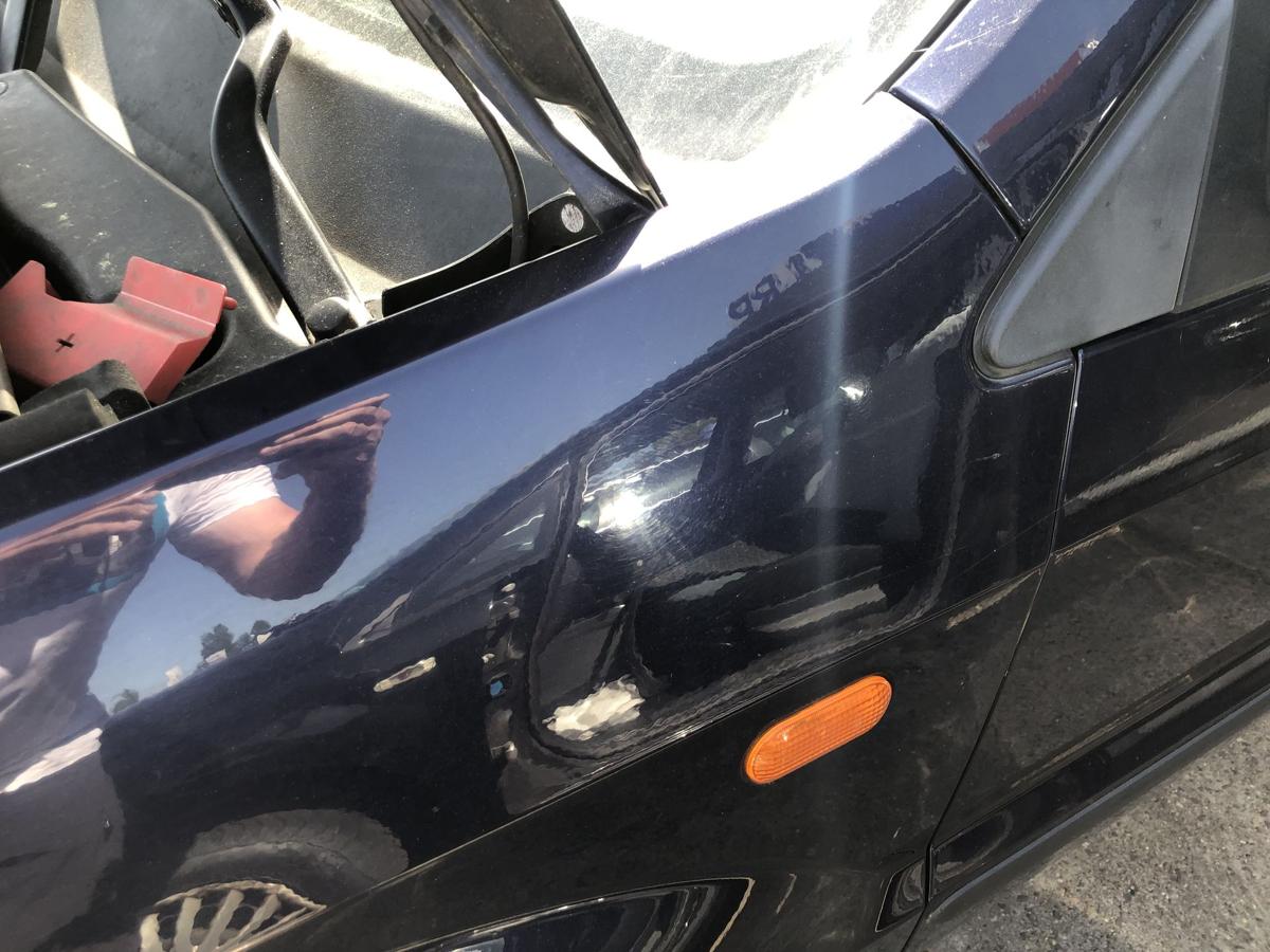 Ford Fusion JU2 Kotfl&uuml;gel vorn links Fahrerseite Lugano blau met