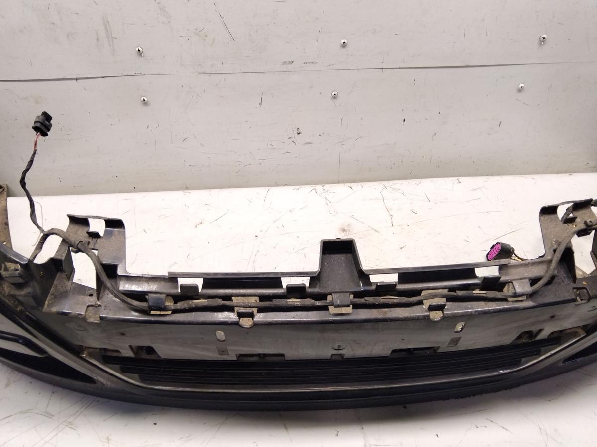 VW Passat 3C B6 original Stoßstange Stoßfänger vorn mit PDC Bj.2008 schwarzmetallic LC9X