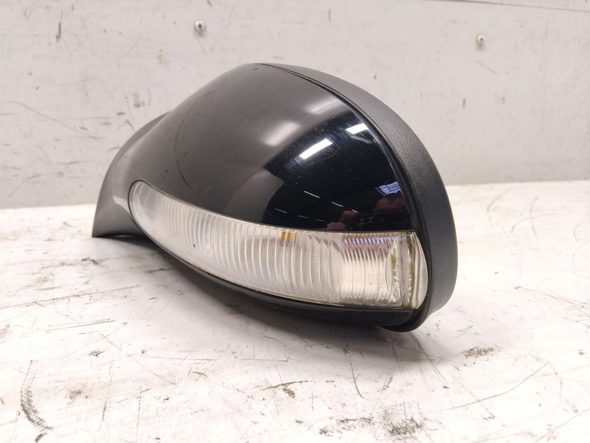 Mercedes A-Klasse W168 original Au&szlig;enspiegel links mit Blinker BJ2003 696 Nachtschwarz