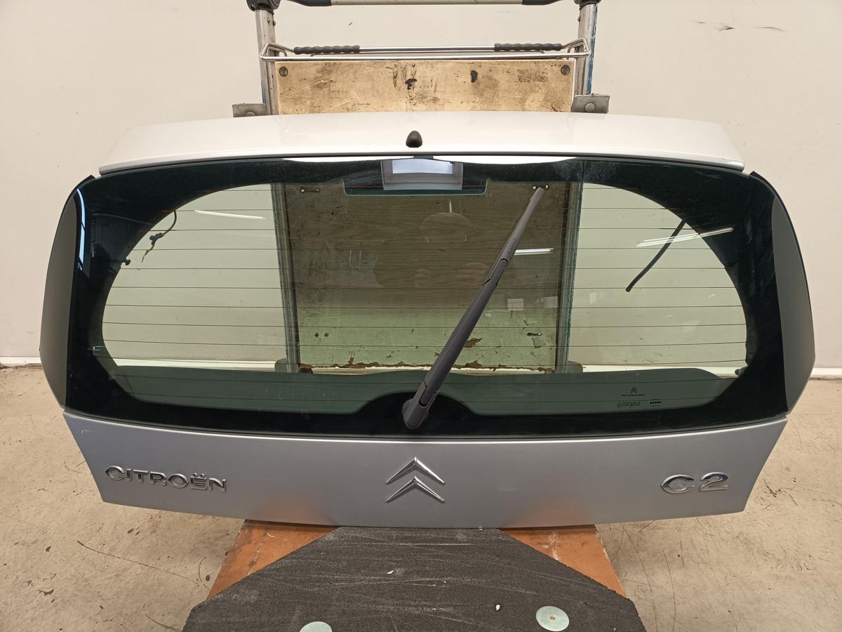Citroen C2 original Heckklappe mit Scheibe EZR Aluminium Grau Baujahr 2006