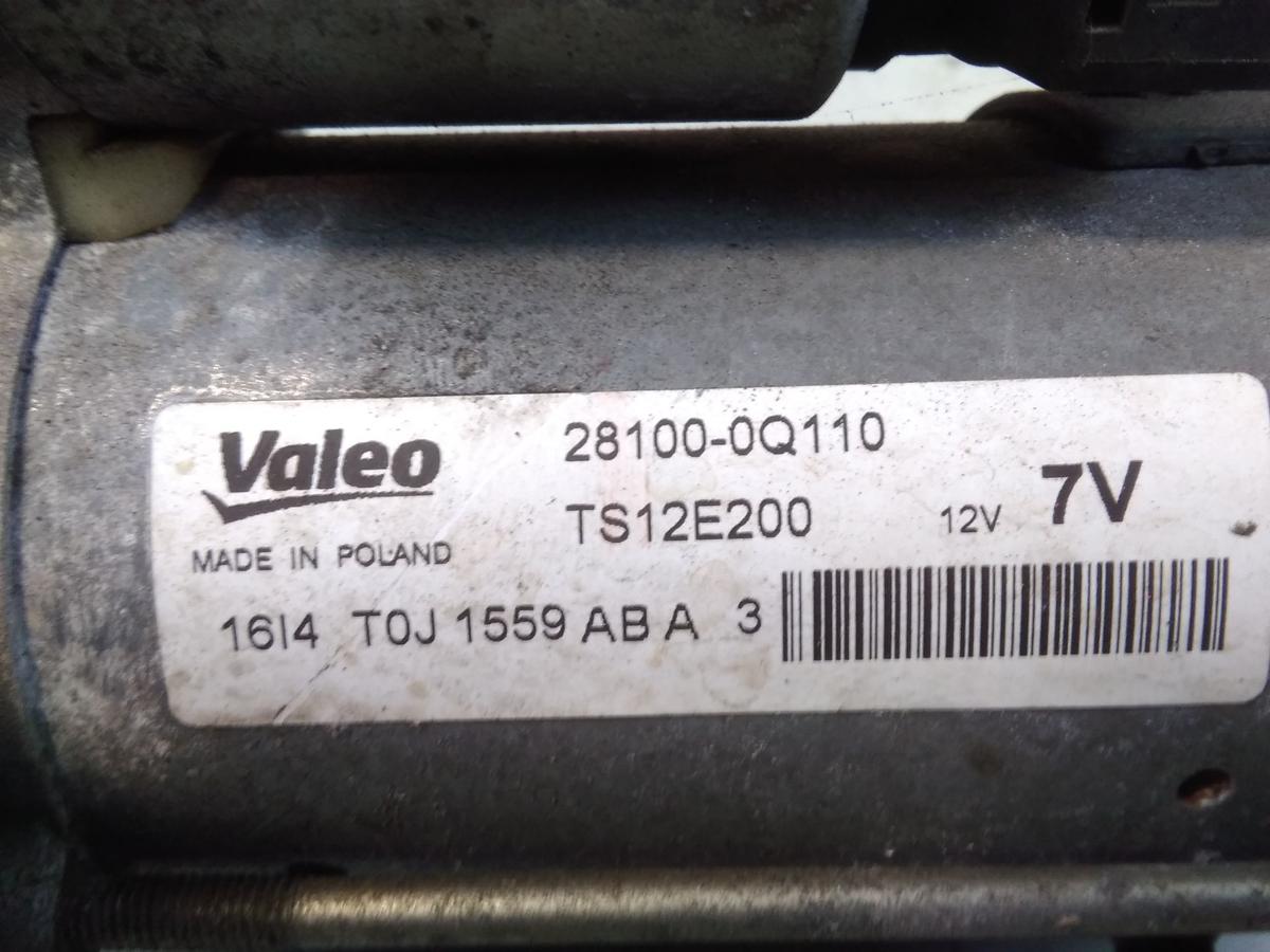 Citroen C1 II orig Anlasser Starter 281000Q110 TS12E200 VALEO 1.0VTI 51kw BJ2014