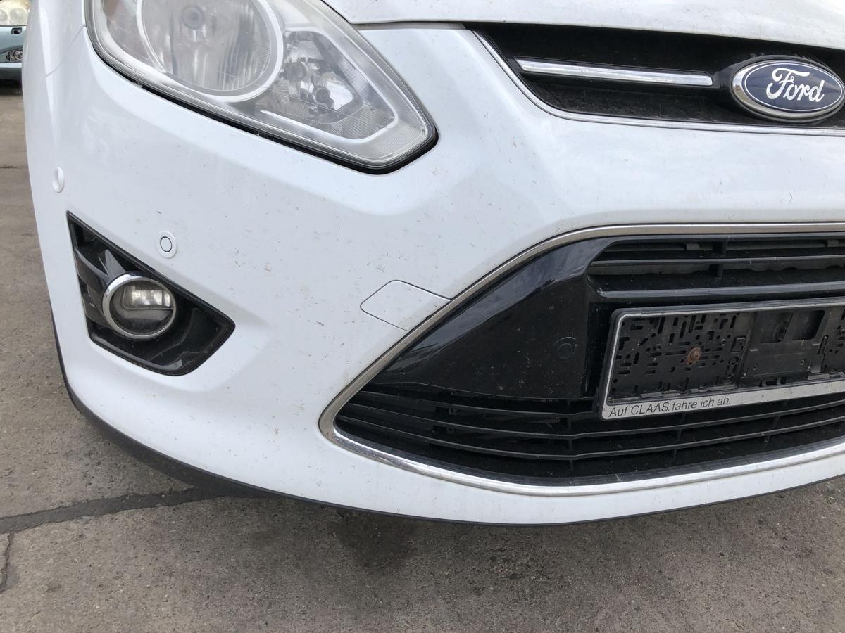 Ford C-Max CB7 Sto&szlig;f&auml;nger vorn Frontsch&uuml;rze mit Nebel PDC PLA Frost Wei&szlig;