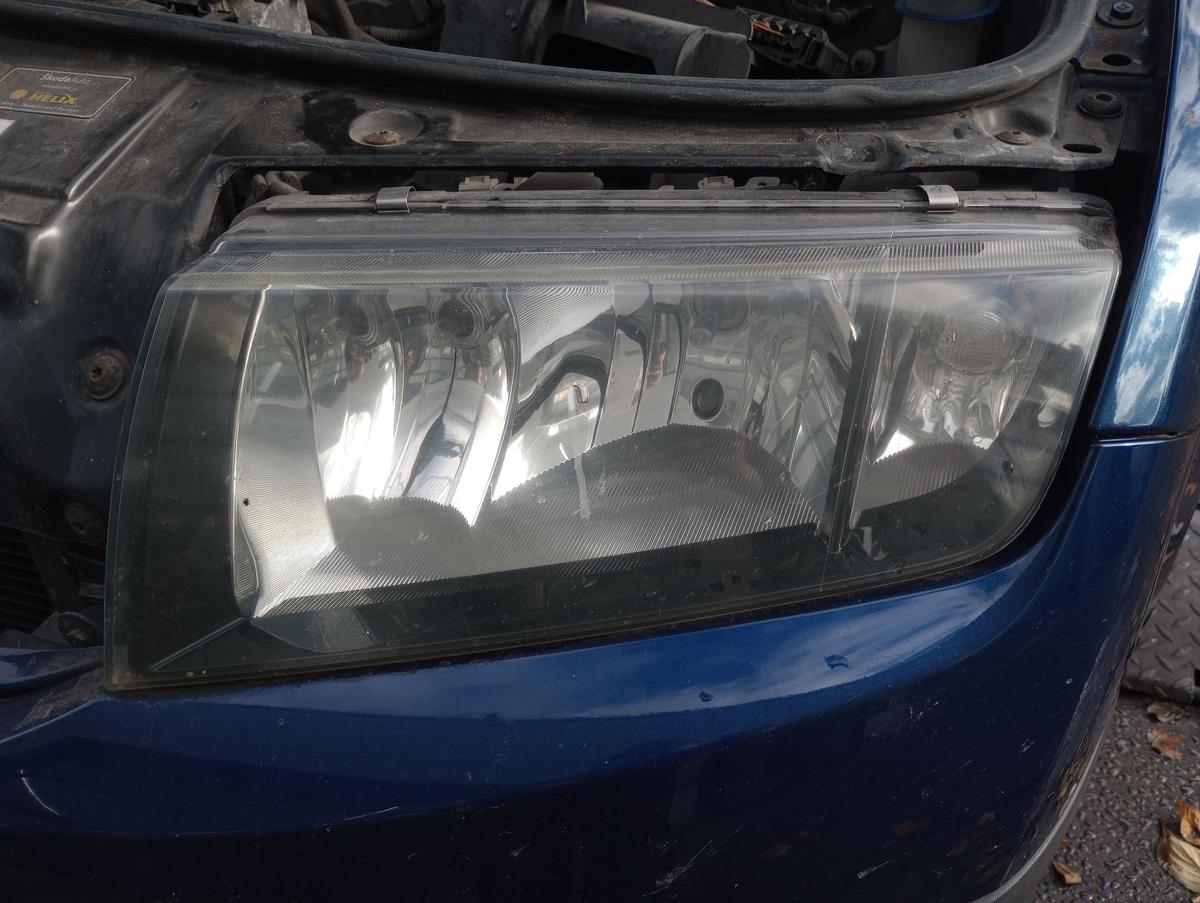 Skoda Fabia 6Y original Scheinwerfer links Halogen Facelift Baujahr 2006