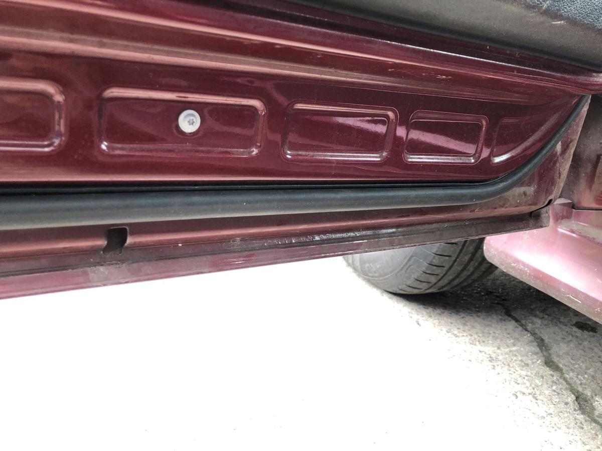 Mercedes B Klasse W245 T&uuml;r vorn links Fahrert&uuml;r Anrostungen 597 Saturnrotmet.
