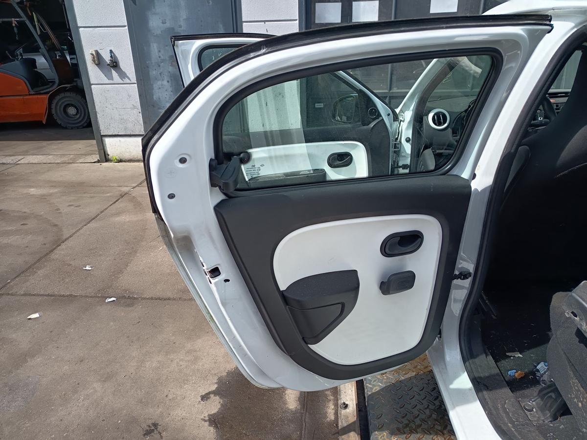 Renault Twingo III original T&uuml;r hinten links OVQNJ Wei&szlig; Bj 2014