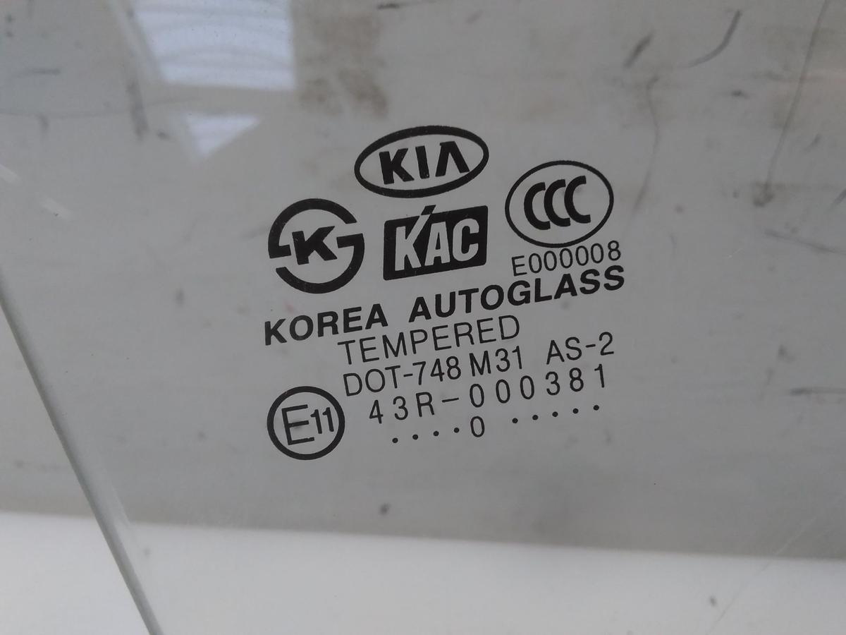 KIA Picanto BA original Scheibe T&uuml;rscheibe vorn rechts Facelift 5t&uuml;rig BJ2011