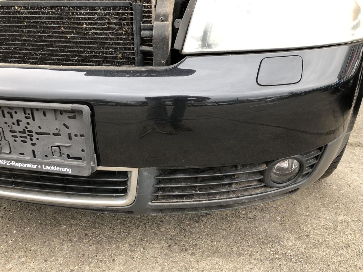 Audi A4 8E B6 Avant Sto&szlig;f&auml;nger vorn Frontsch&uuml;rze mit NSW f&uuml;r SRA LZ9W schwarz