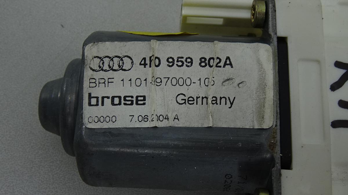 Audi A6 4F Bj2005 Fensterhebermotor hinten rechts 4F0959802A 997004101 Motor Fensterheber