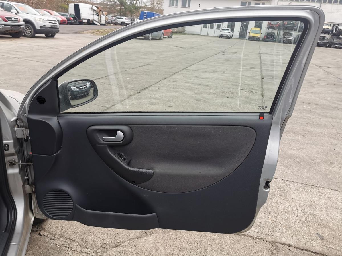 Opel Corsa C Beifahrert&uuml;r T&uuml;r Autot&uuml;r Rohbaut&uuml;r vorn rechts 3trg Z157 Starsilber