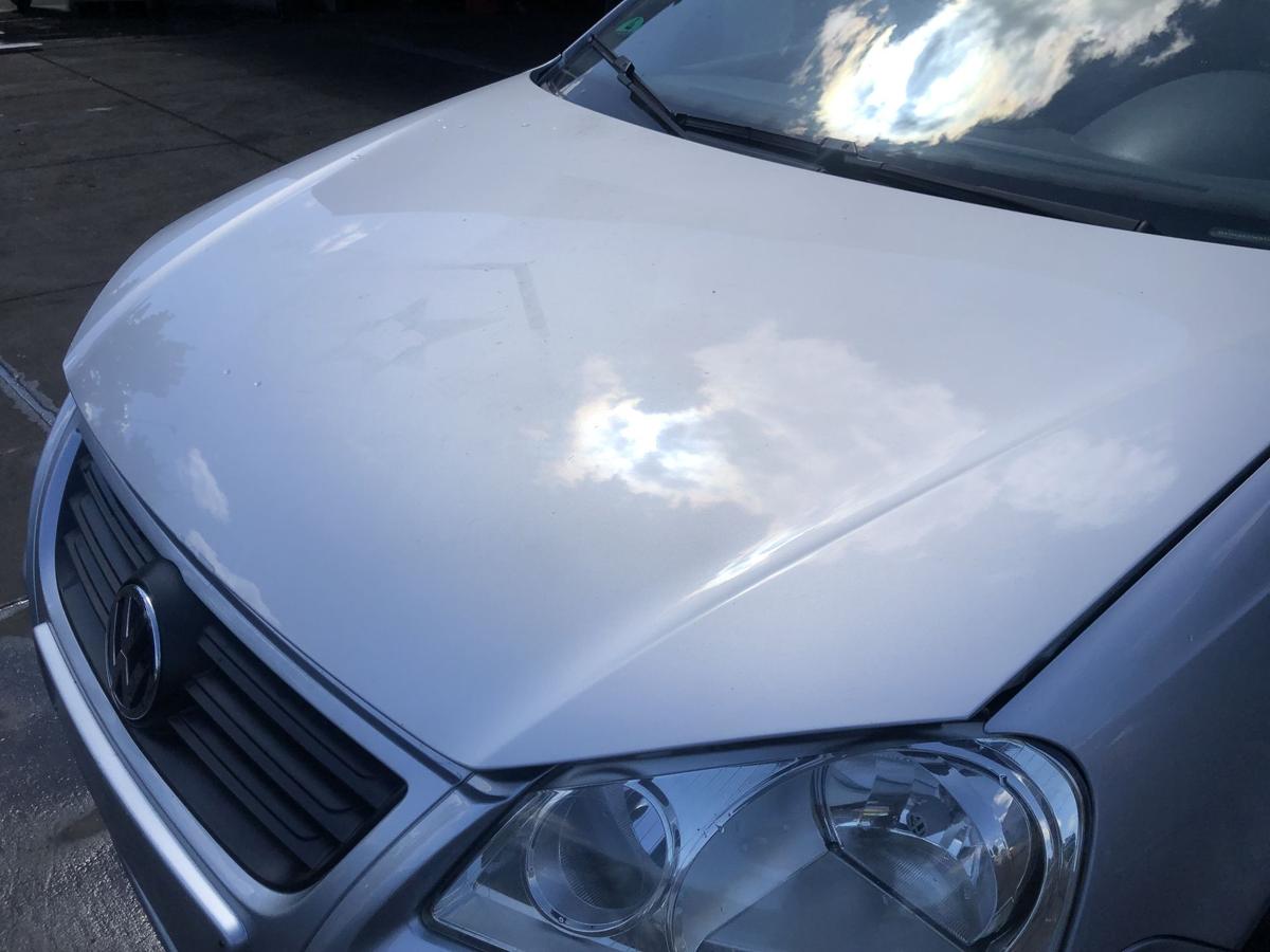 VW Polo 9N3 original Motorhaube Klappe/Deckel vorn/Front A7W Reflexsilber Bj2005