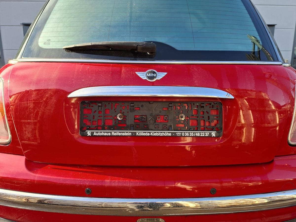 Mini One R50 original Heckklappe mit Scheibe 851 Chilli Red