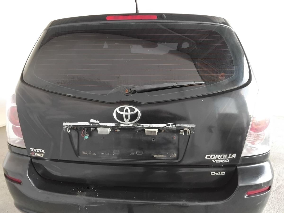 Toyota Corolla Verso II AUR10 Heckklappe mit Scheibe BJ2006 209 night sky black perleffekt