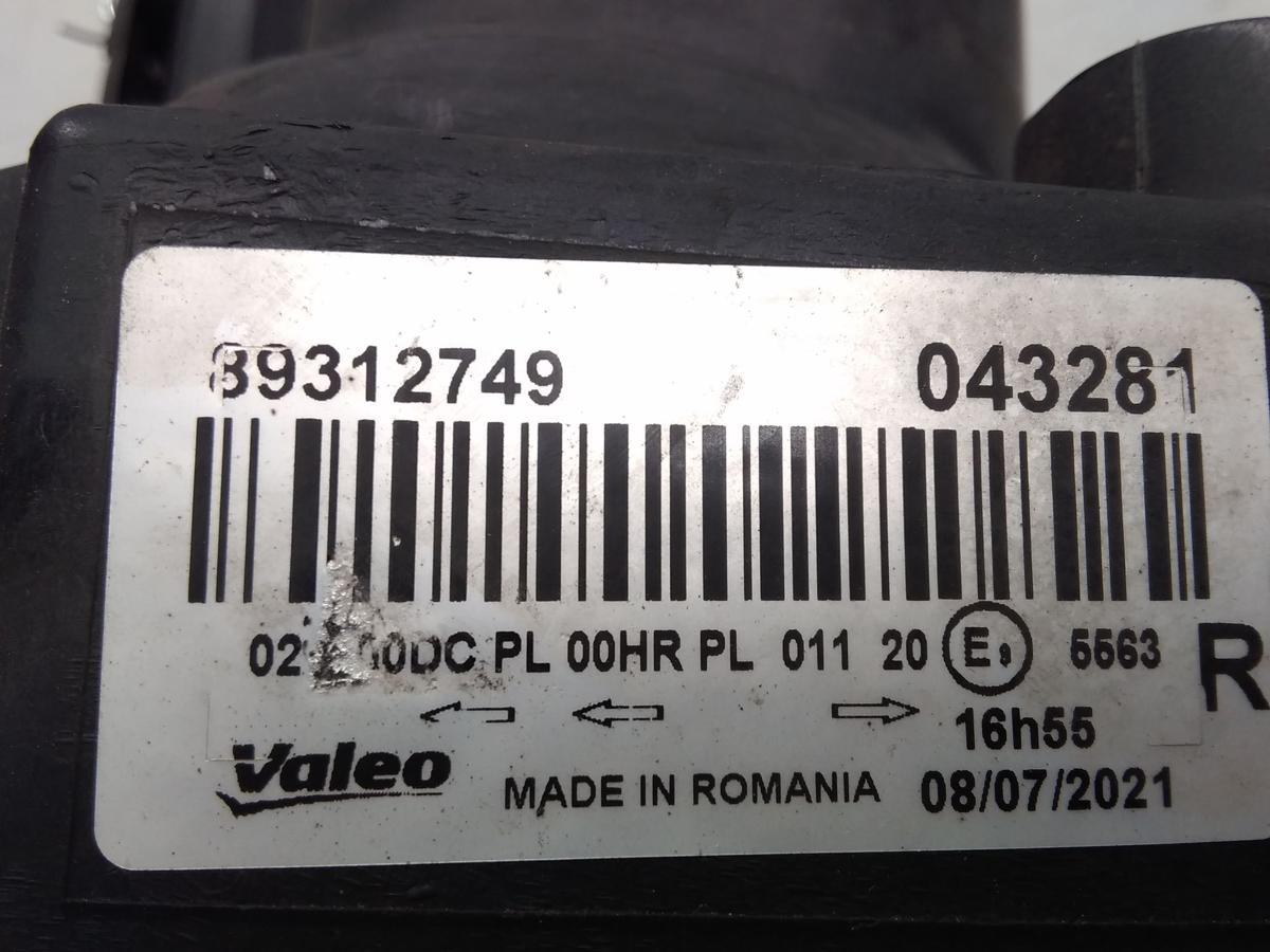 Renault Megane 2 Facelift original Scheinwerfer rechts Valeo mit LWR BJ2007