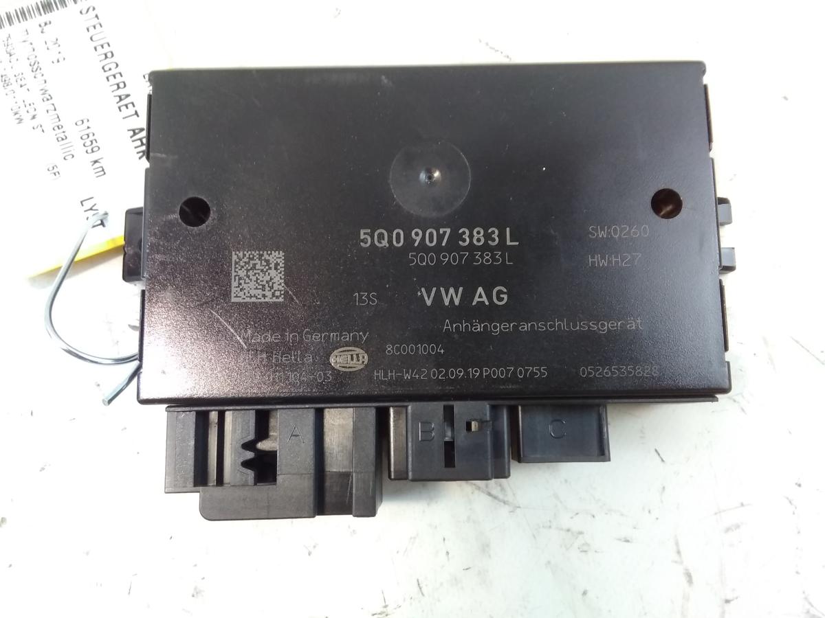Seat Leon 5F Steuergerät Anhängerkupplung Anhängeranschlußgerät 5Q0907383L
