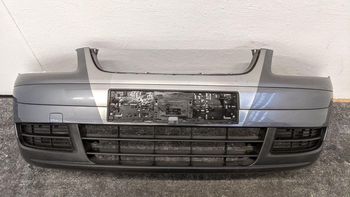 VW Touran 1T Stoßstange Stoßfänger Bumper vorn LD7X Platinumgrey