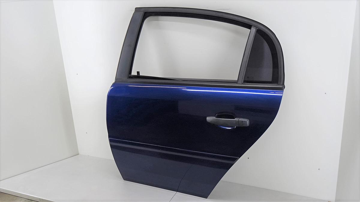 Opel Vectra C Limousine Bj2003 Tür hinten links in Ultrablau 4 Türig Modell bis 2005