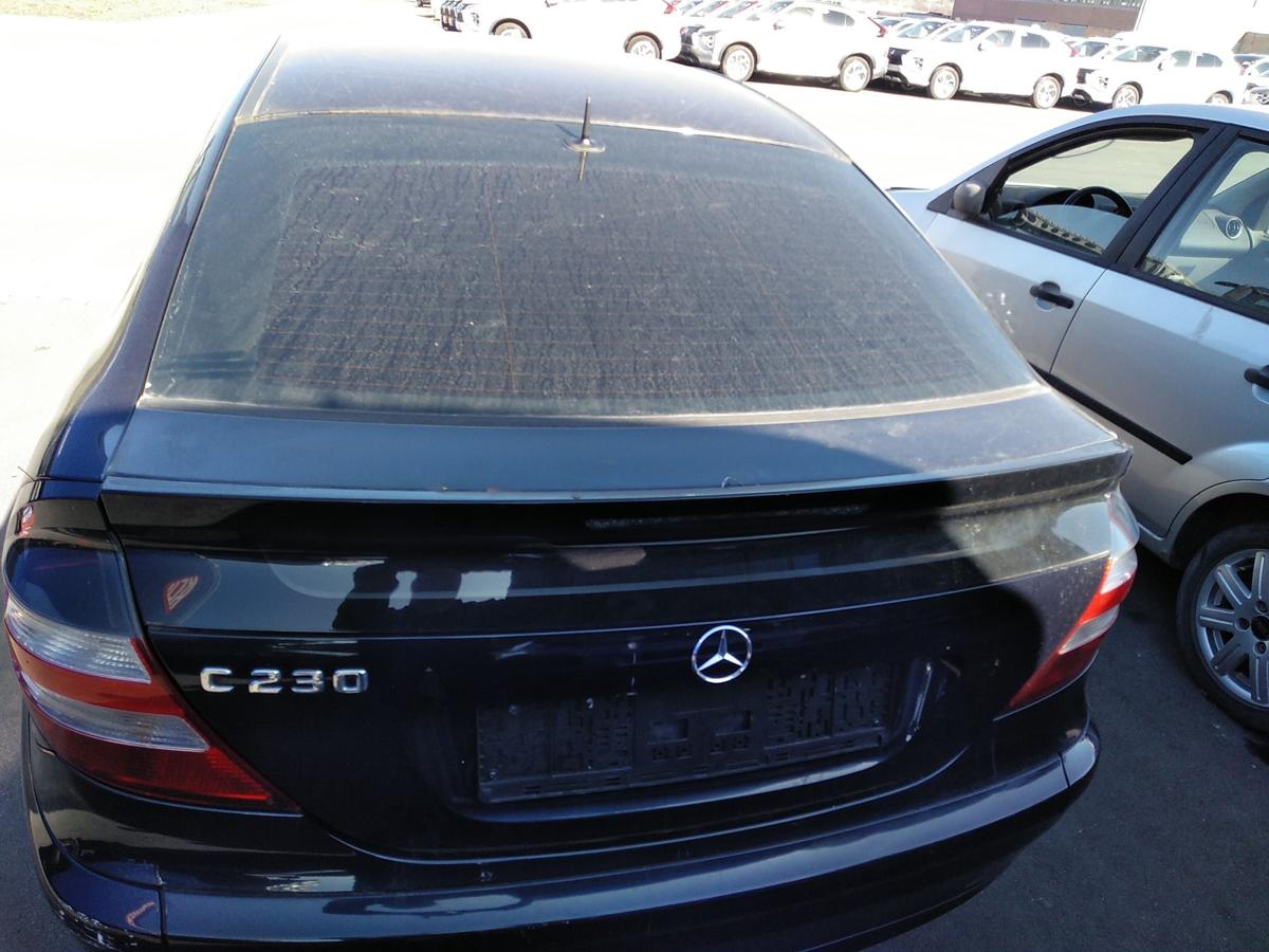 Mercedes C203 Sportcoupe Heckklappe tansanitblaumetallic 359 mit Scheibe Bj2006