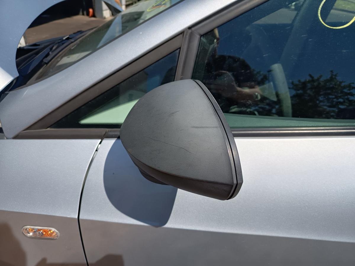 Seat Ibiza 6J original Au&szlig;enspiegel links mechanisch schwarz unlackiert Bj 2010