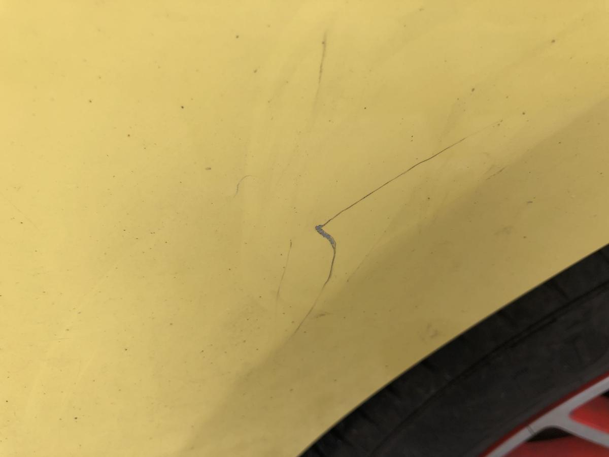 Seat Mii Typ AA Kotfl&uuml;gel vorn rechts Beifahrerseite LB1B Sunflower Yellow