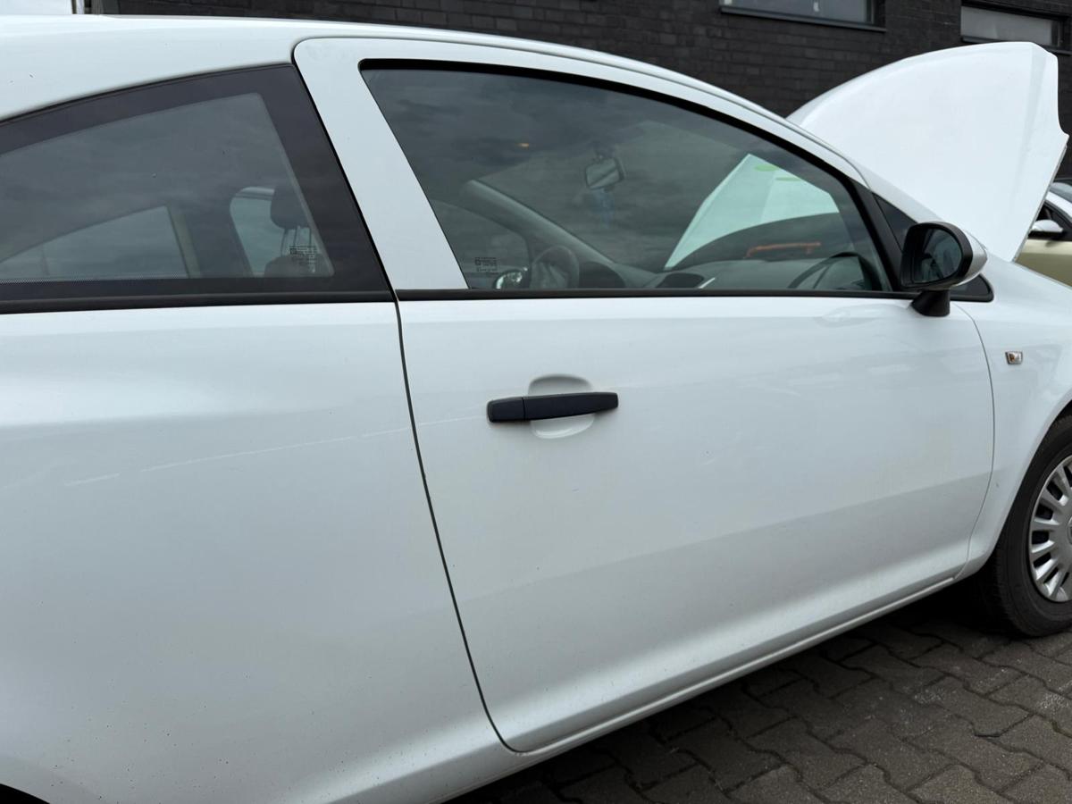 Opel Corsa D original Tür vorn rechts Z474 Casablancaweiss Rohbau 3-Türer BJ10