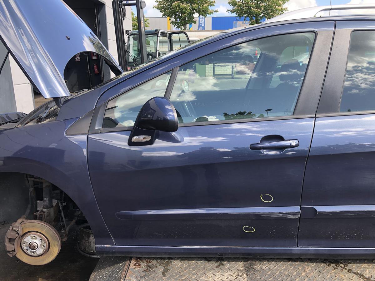 Peugeot 308sw original Tür vorn links Fahrer KHH Taurangablau Bj 2008