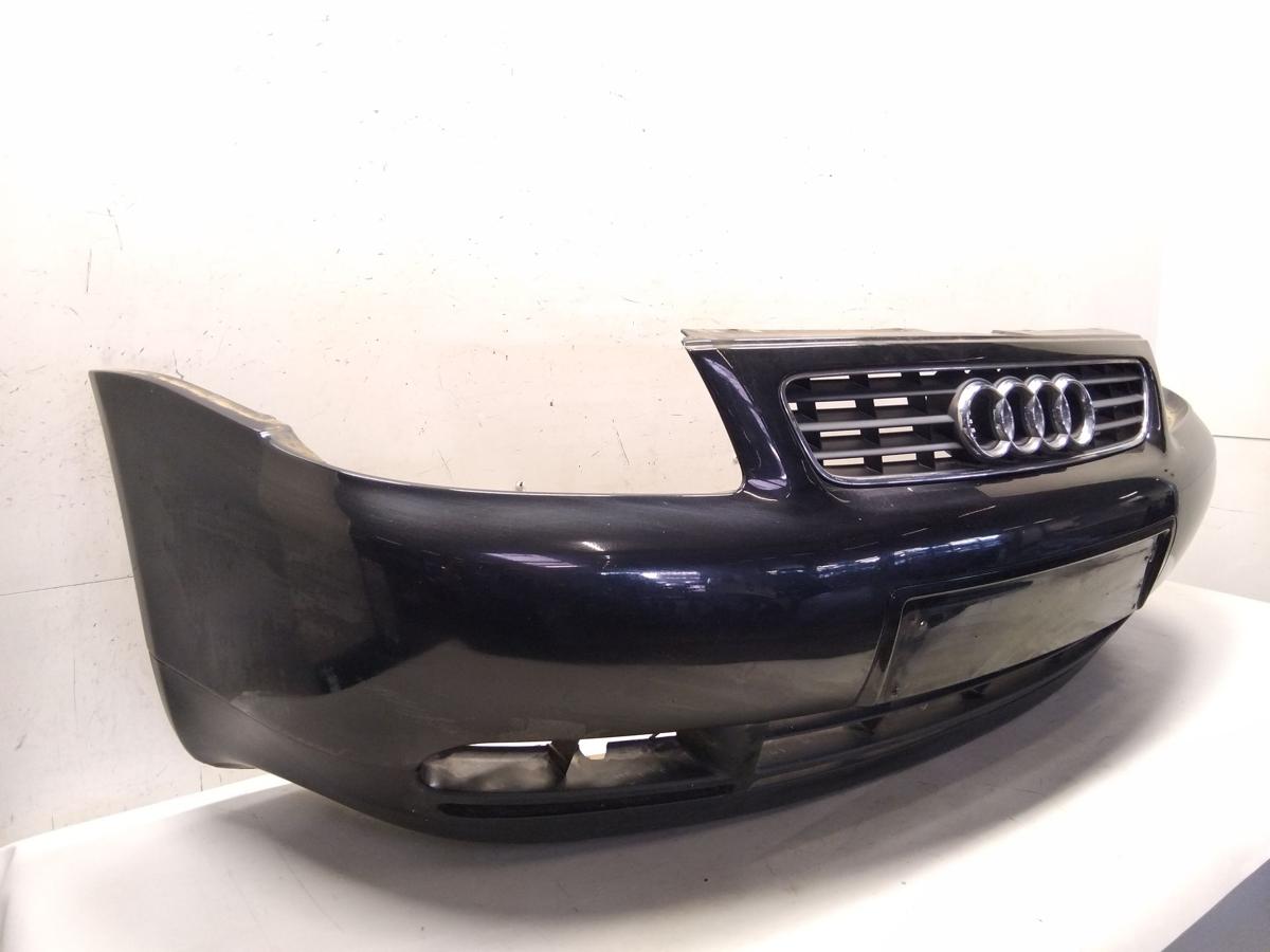 Audi A3 8L original Sto&szlig;stange Sto&szlig;f&auml;nger vorn LZ9W ebonyschwarzmetallic BJ2000