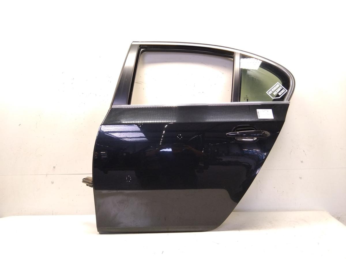 BMW 5-er E60 Limousine T&uuml;r hinten links 475 Blacksapphire BJ2005