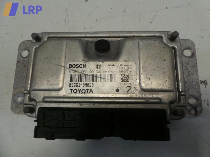 Citroen C1 BJ 2005,Motorsteuergerät,89661-0H020,0261208702,BOSCH