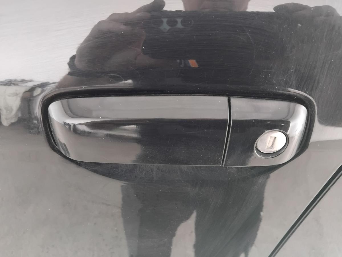 Lancia Musa Tür vorn links Fahrertür BJ2009 schwarzmetallic 601 nero masaccio