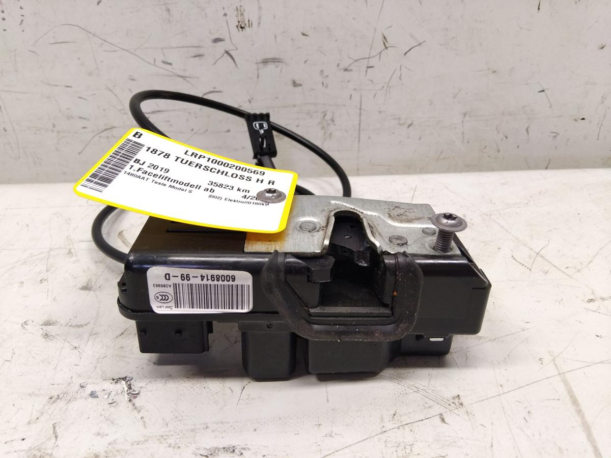 Tesla Model S Facelift original T&uuml;rschlo&szlig; hinten rechts 6008914-99-D Bj.2019