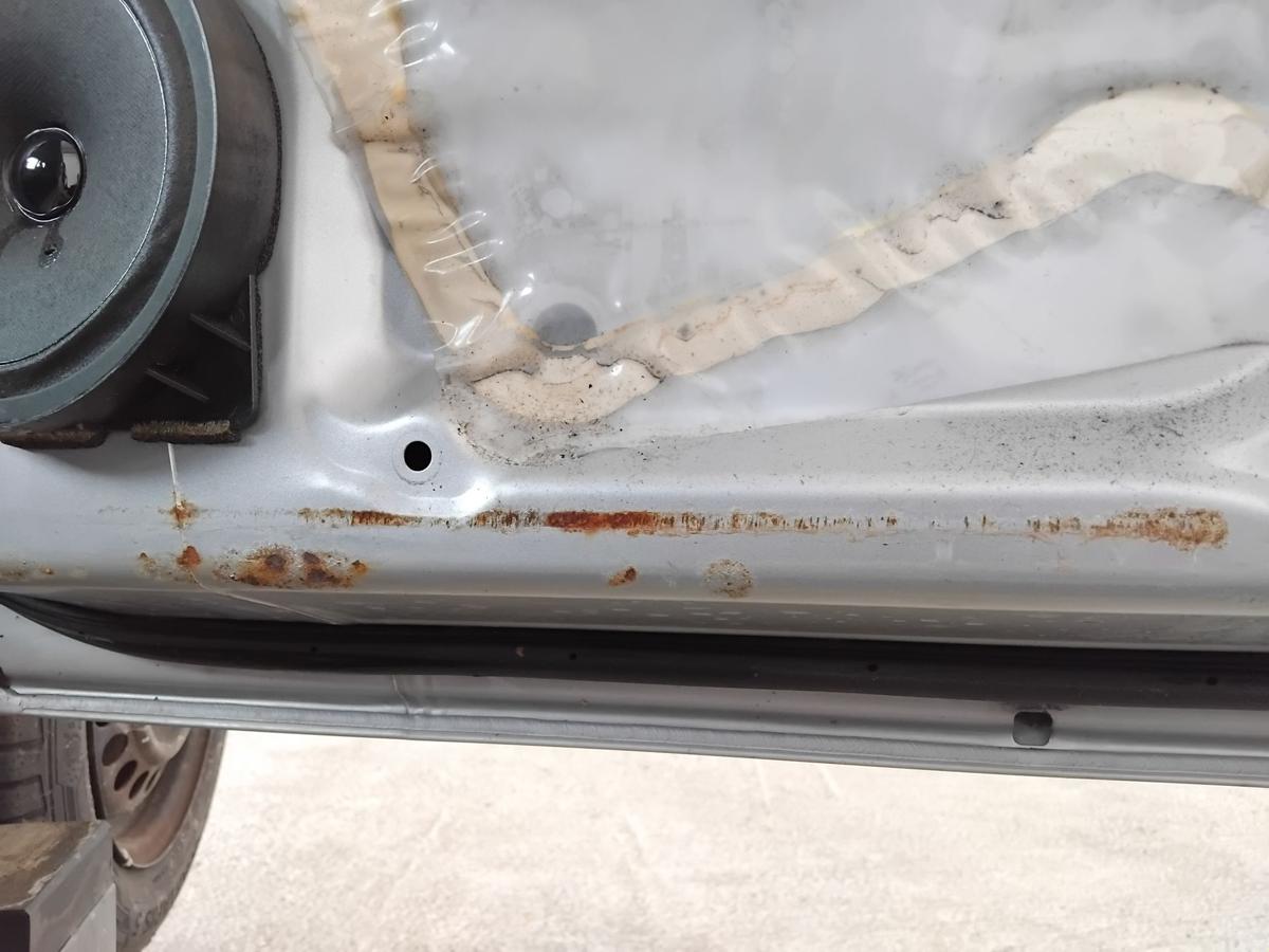 Honda Jazz GD T&uuml;r vorn rechts Beifahrert&uuml;r satinsilber NH623M BJ2005