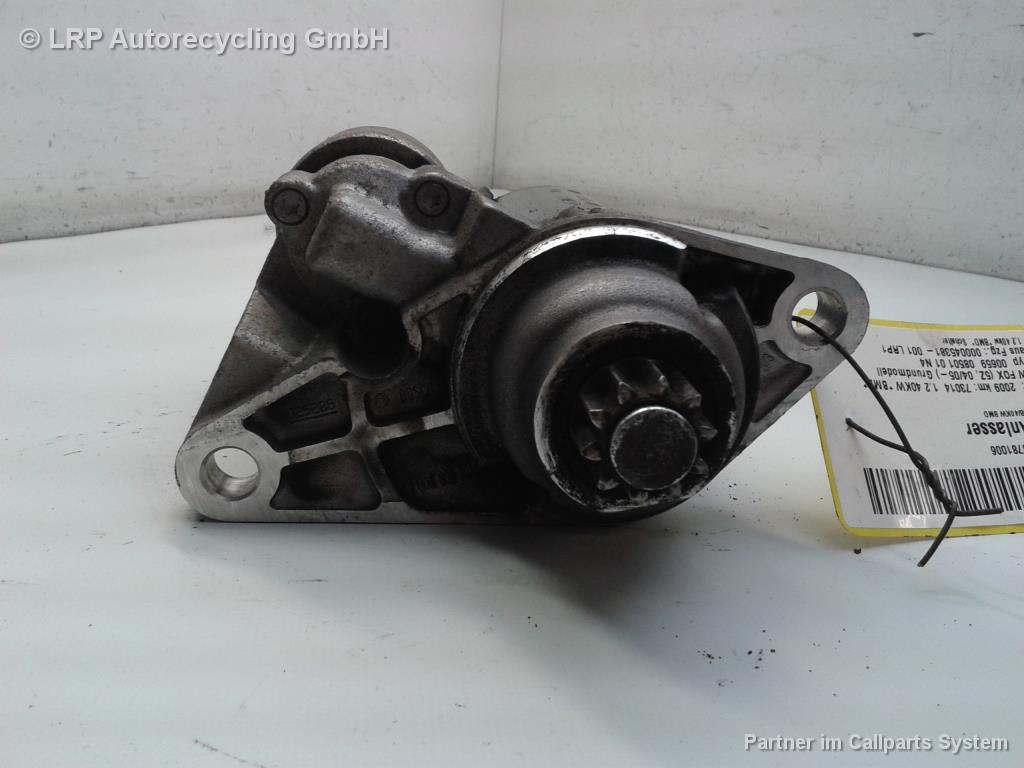 VW Fox 5Z BJ2009 Anlasser 02T911023G Bosch 0001120400