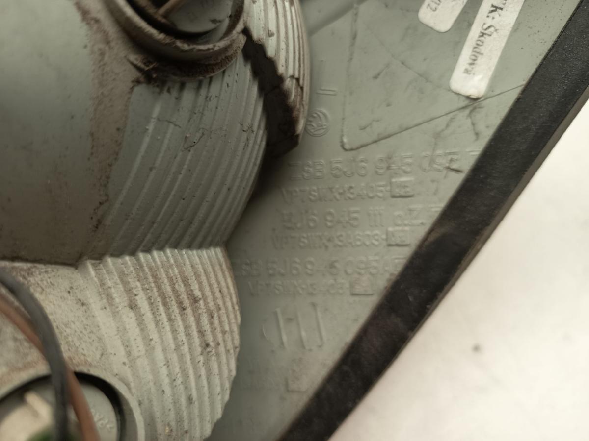 Skoda Fabia II 5J ab 2010 original Rück-Schluss-Heckleuchte links