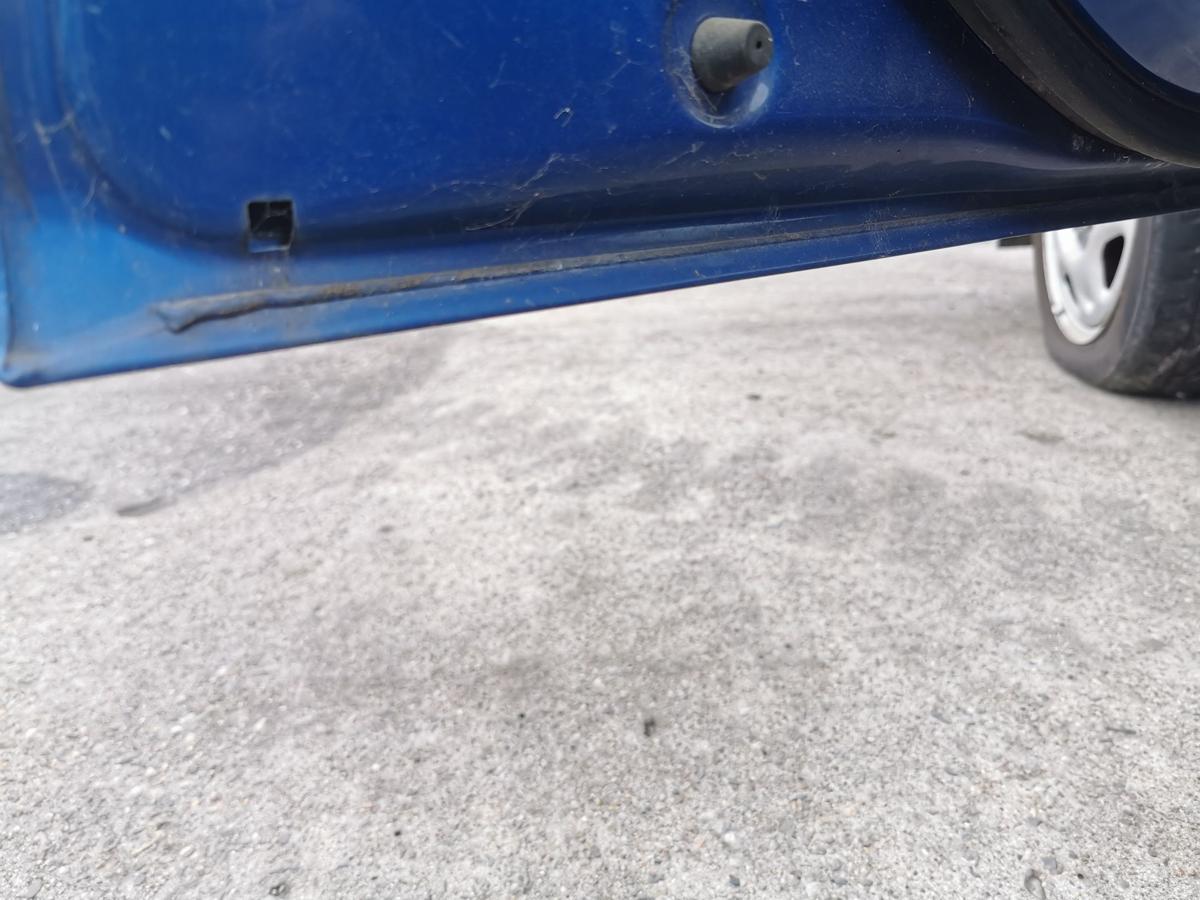 Chevrolet Spark M300 Fahrertür Tür Autotür Rohbau vorn links GCT Moroccan Blue