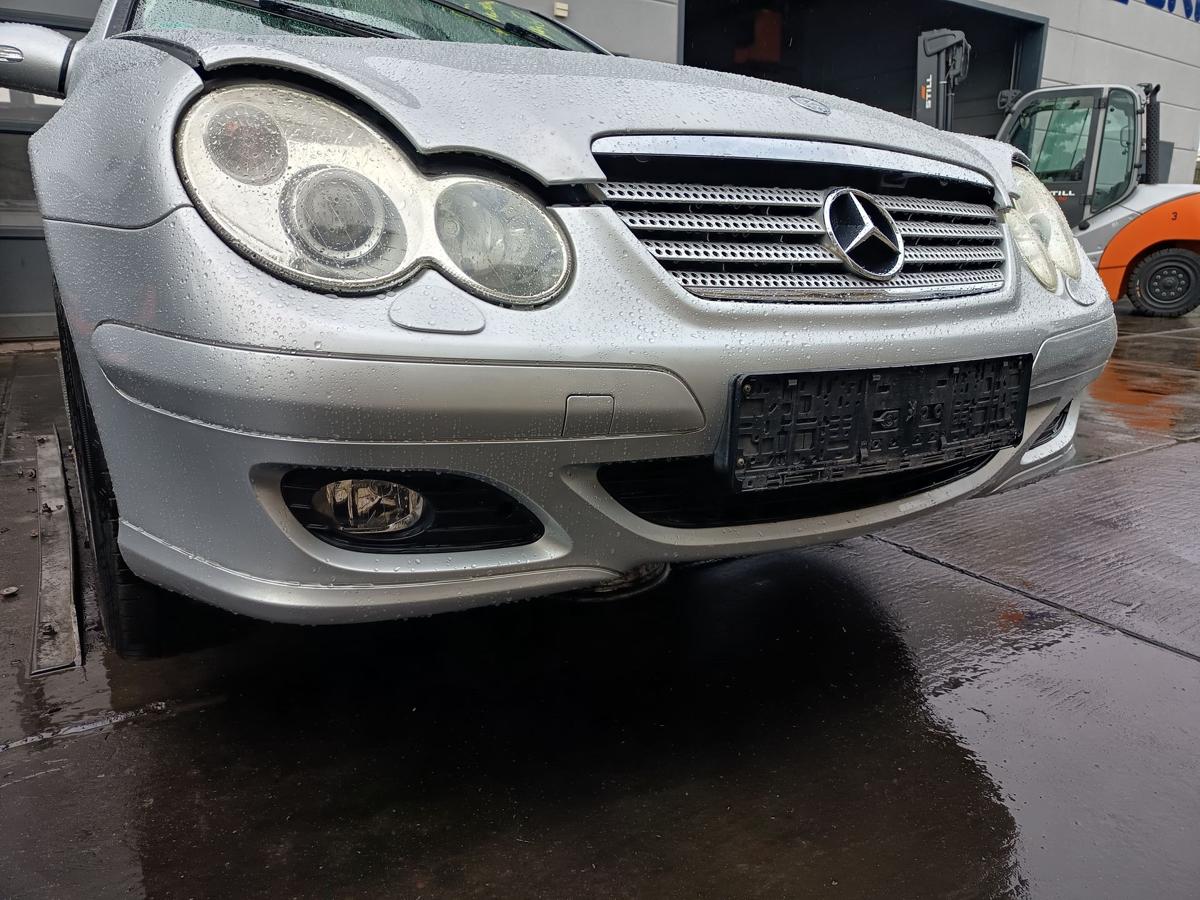 Mercedes CL203 Coupe orig Stoßstange vorn Stoßfänger SRA NSW 775 Silber Bj 2006