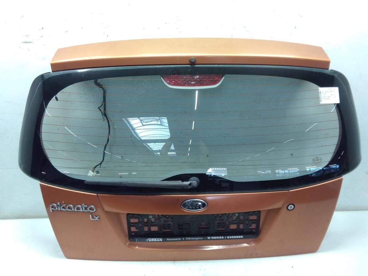 Kia Picanto BA Heckklappe orangebraunmetallic O3 mit Heckscheibe Bj.2006