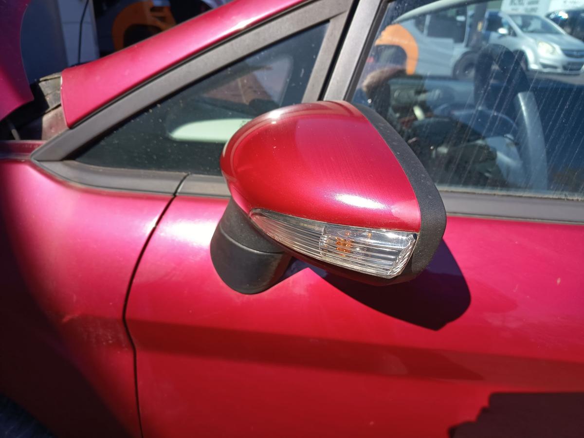 Ford Fiesta MK7 original Au&szlig;enspiegel links elektr Hot Magenta Baujahr 2009