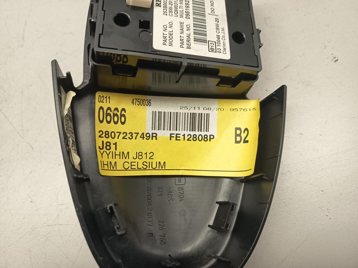 Renault Espace IV Bj 2010 original Schalter Radio Navi Bedienelement Multimedia